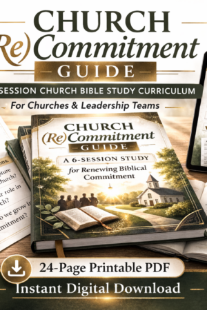 Church (Re)Commitment Guide: A 6-Session Small Group Study for Renewing Commitment