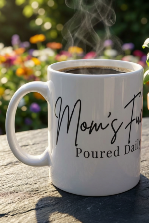 Mom’s Grace Poured Daily Mug | Proverbs 31:28 Christian Gift for Mothers